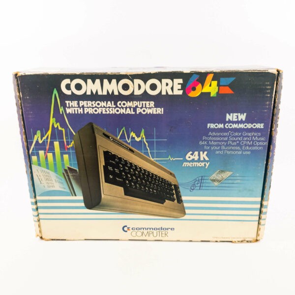 Commodore 64 Personal Computer w/ Power Adapter in Box - Untested