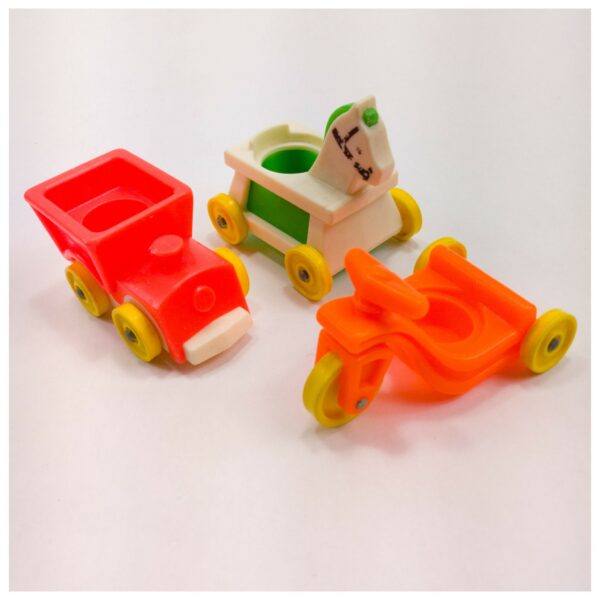 Vintage Fisher Price Little People Nursery Accessories Horse Train Tricycle