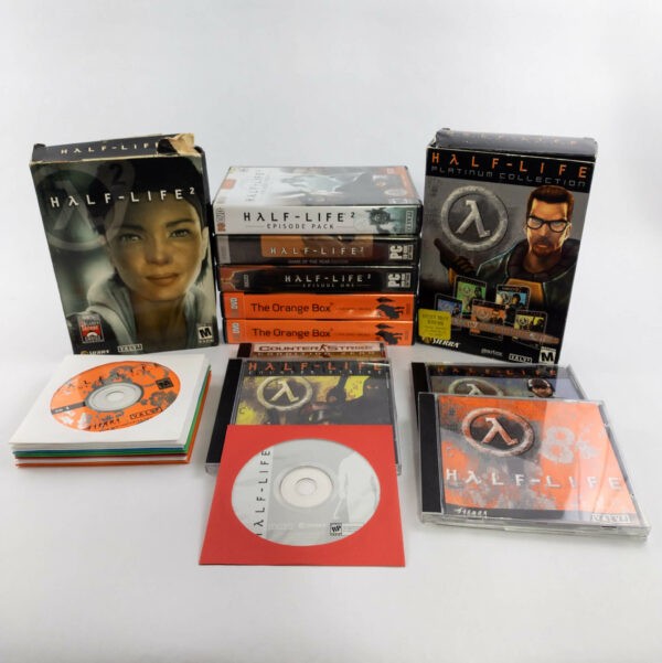 Half-Life 1 + 2 PC Game Lot GOTY