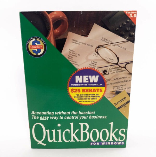 Vintage Intuit Quickbooks for Windows Version 3.0