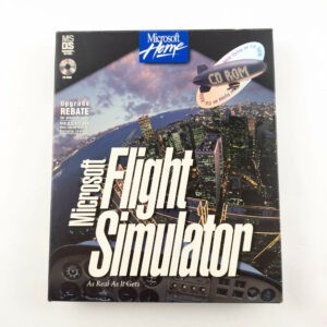 Vintage Microsoft Flight Simulator 5.1 (PC